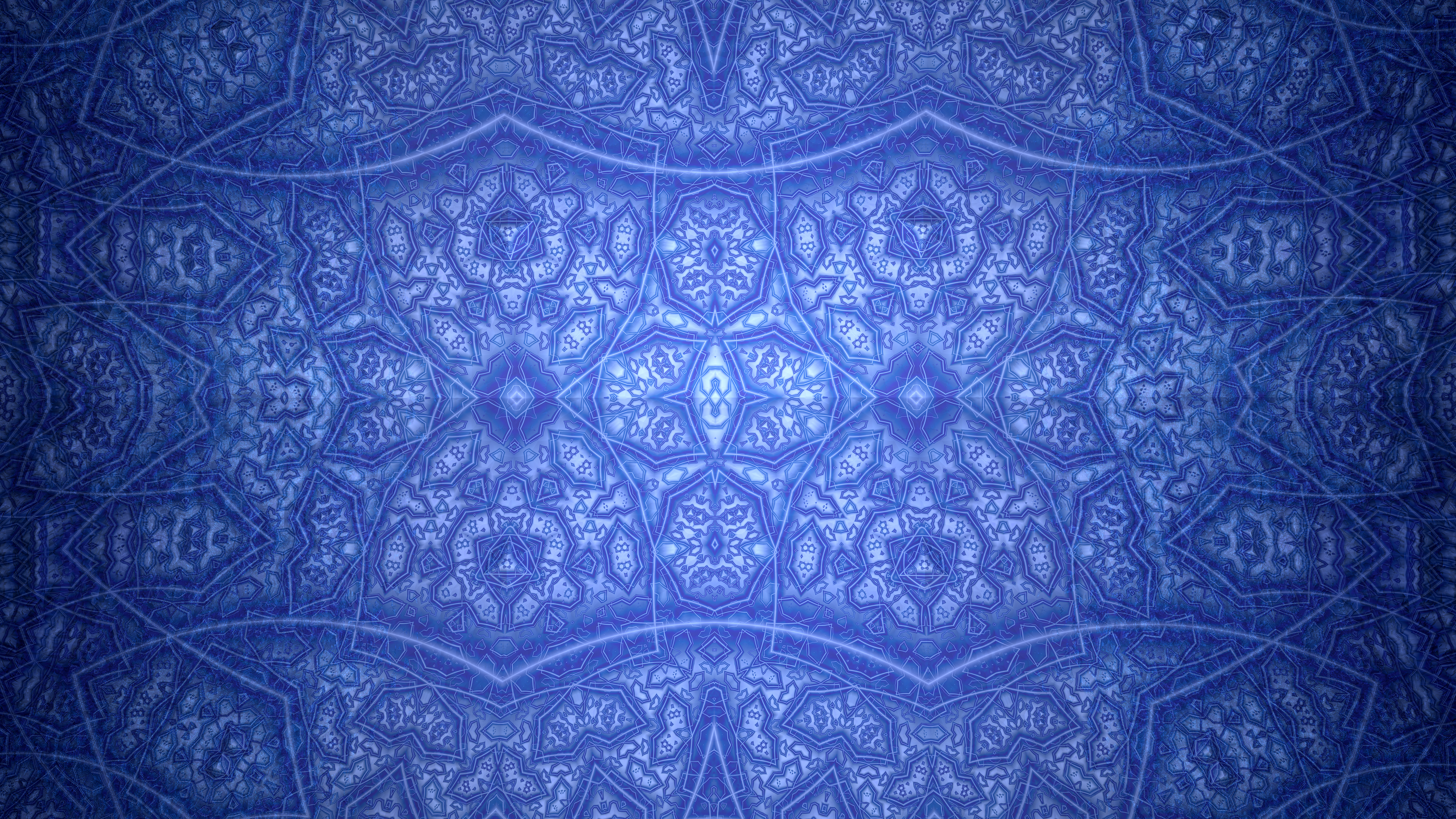 Pattern Lines Abstraction Blue