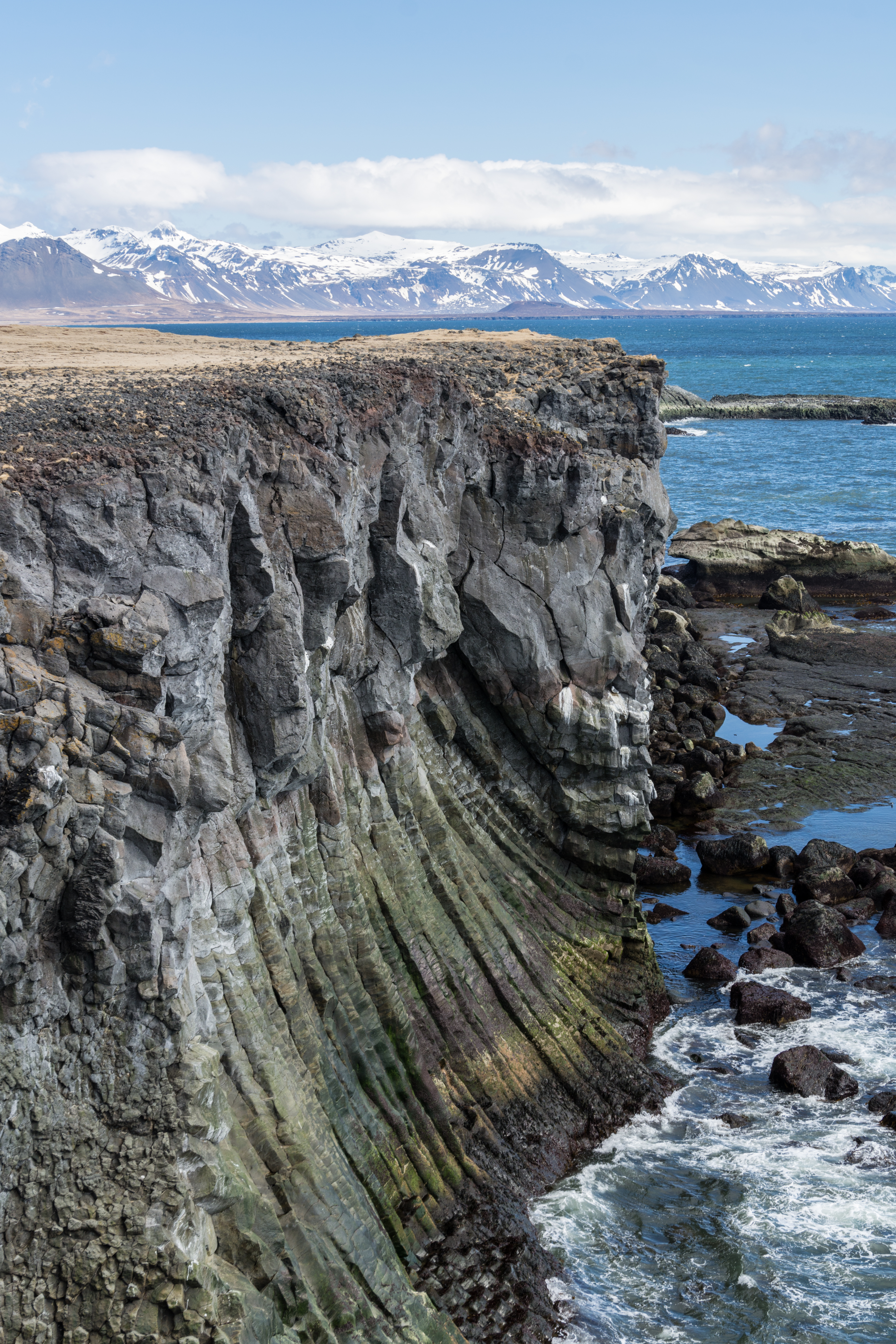 Rock Cliff Sea Nature Landscape