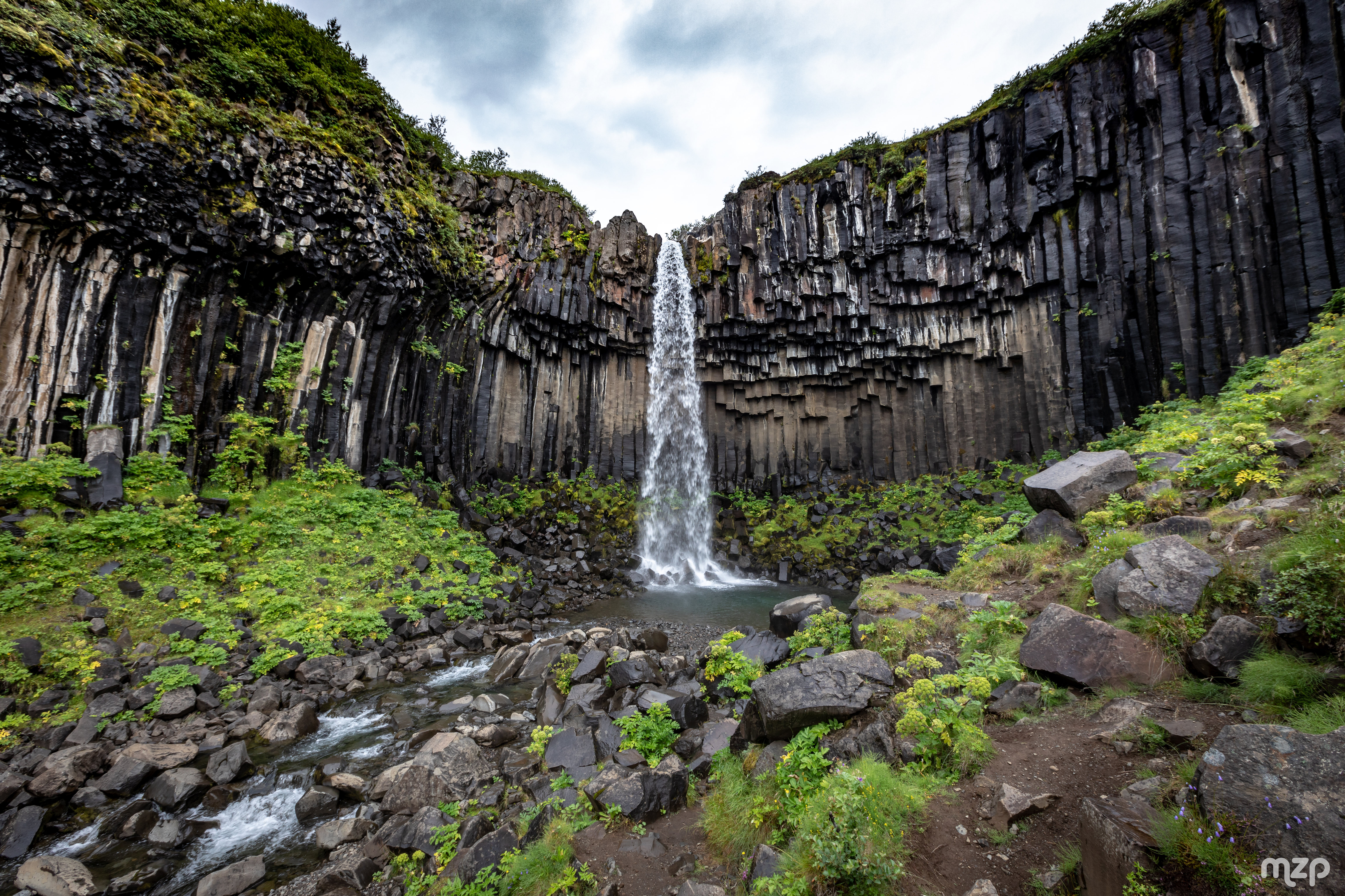 Rock Waterfall Stream Nature Landscape