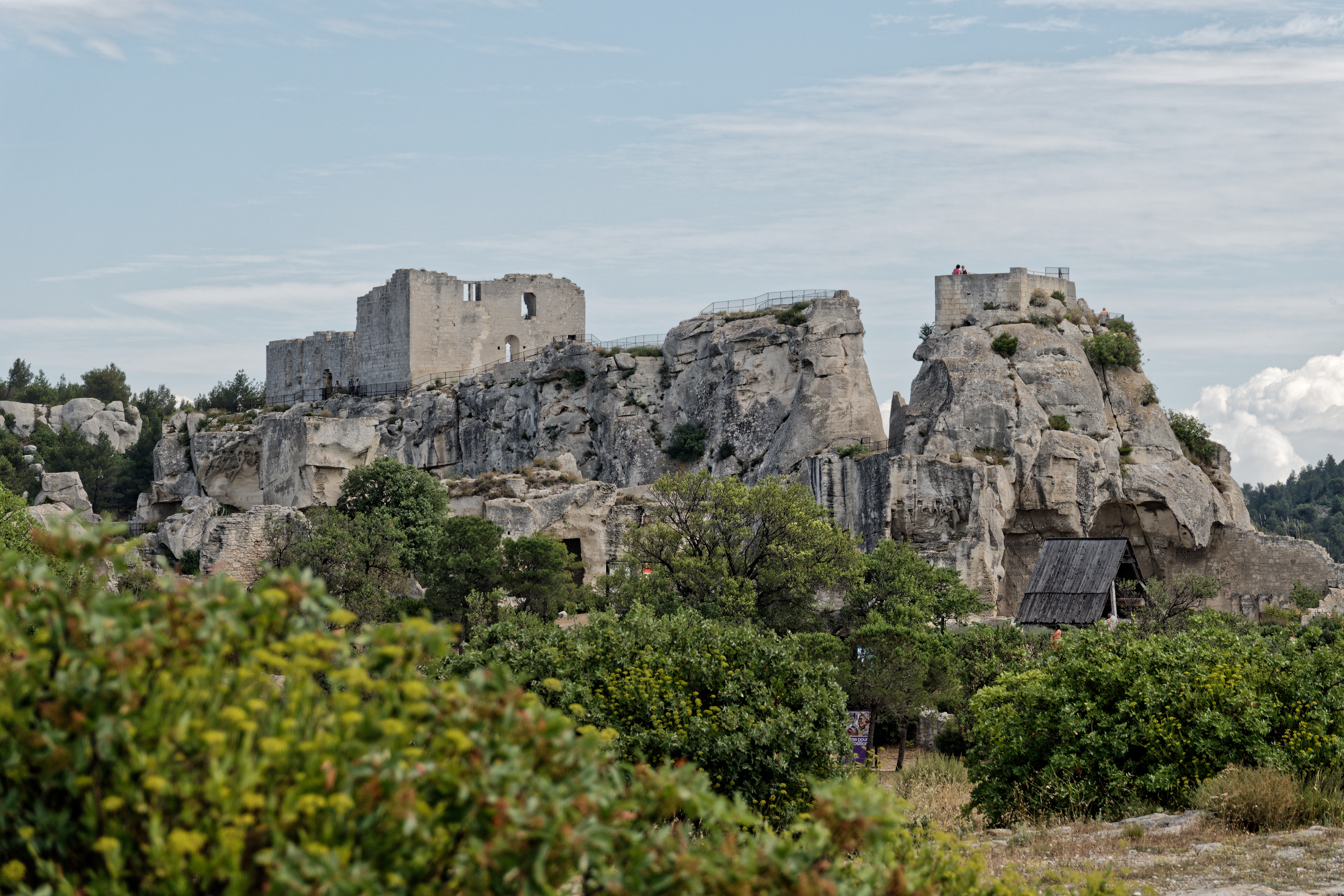 Ruins Rocks Trees Landscape