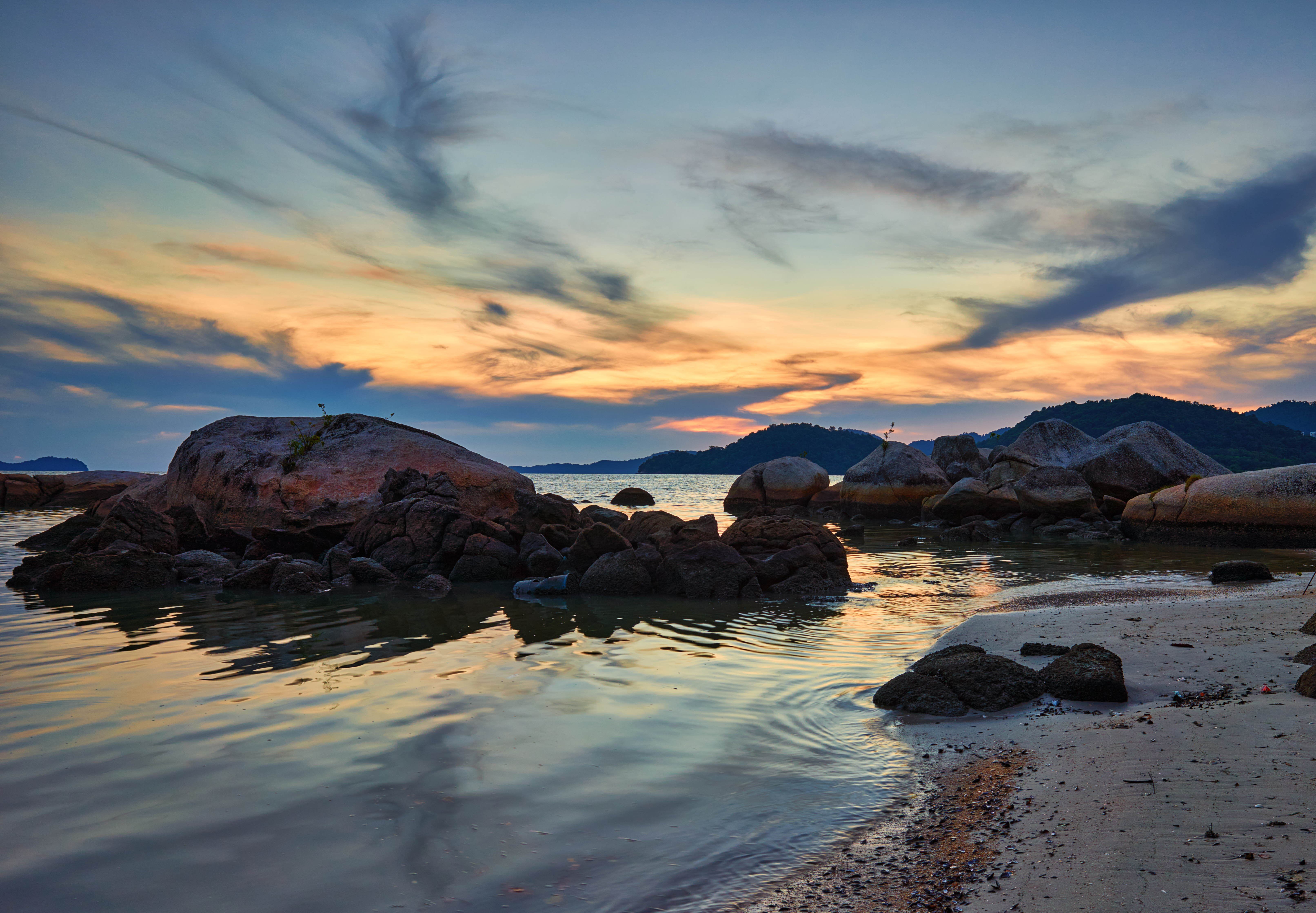 Sea Coast Rocks Beach Water Landscape