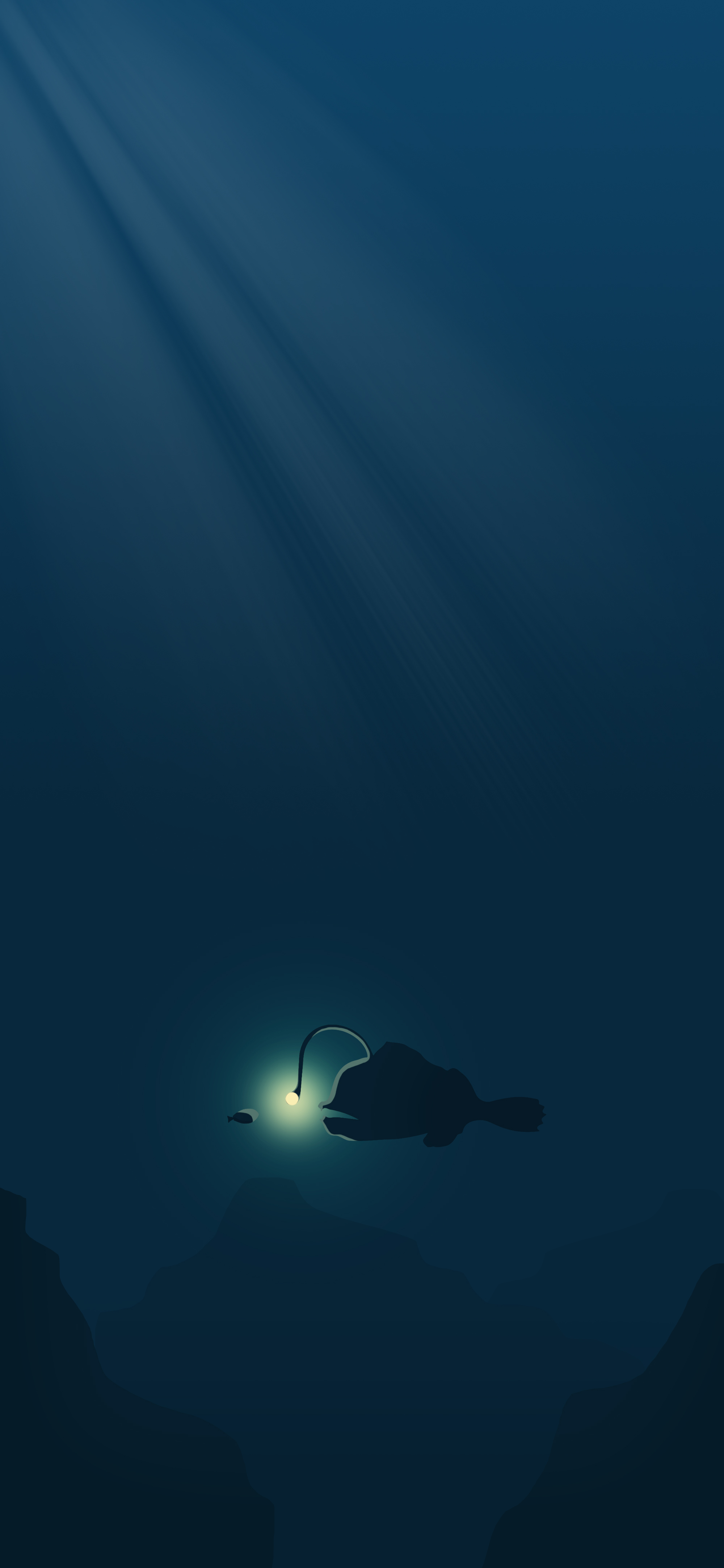 Sea Under-water Water Depth Fish Lantern Art