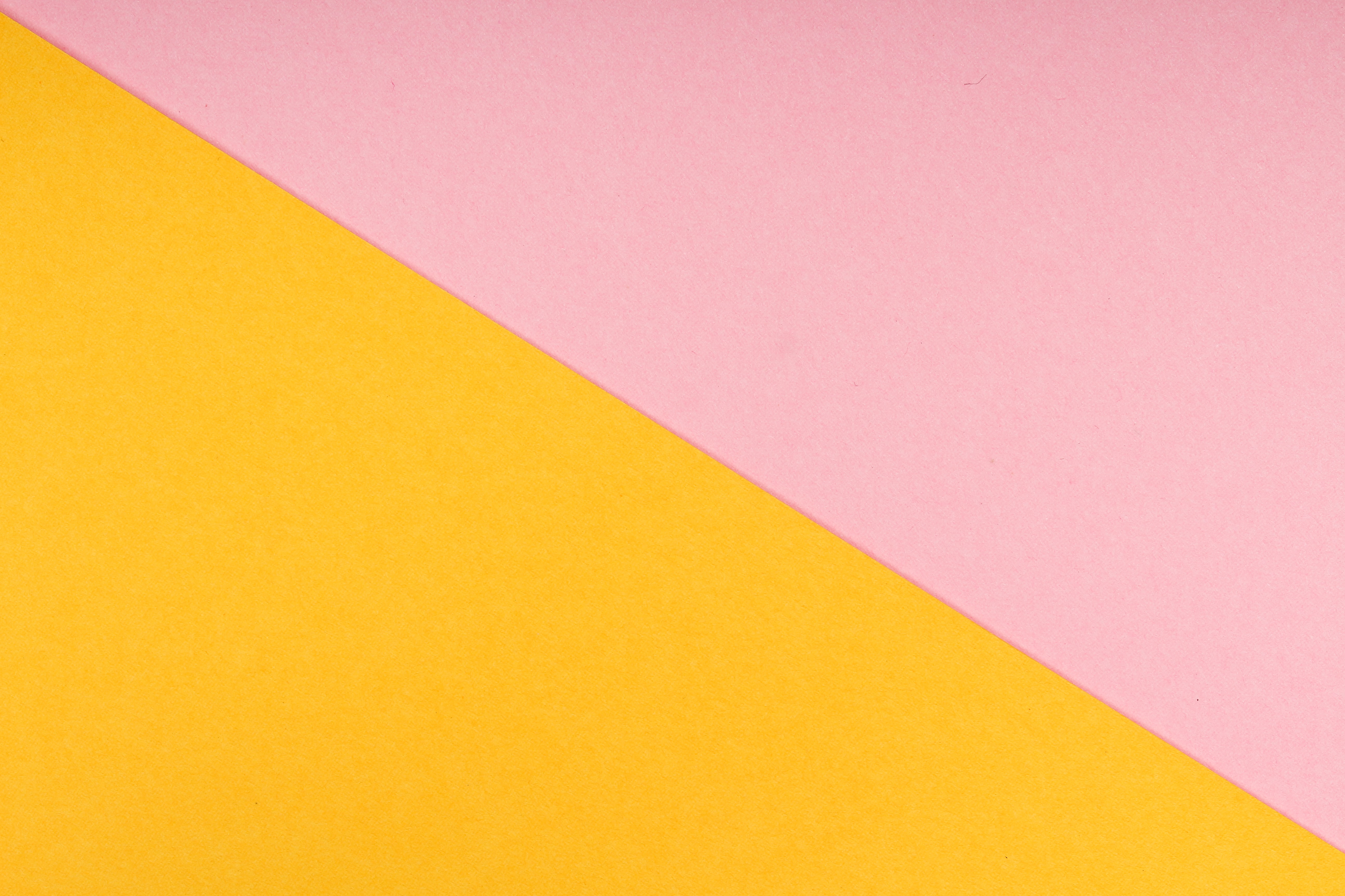 Shapes Abstraction Yellow Pink