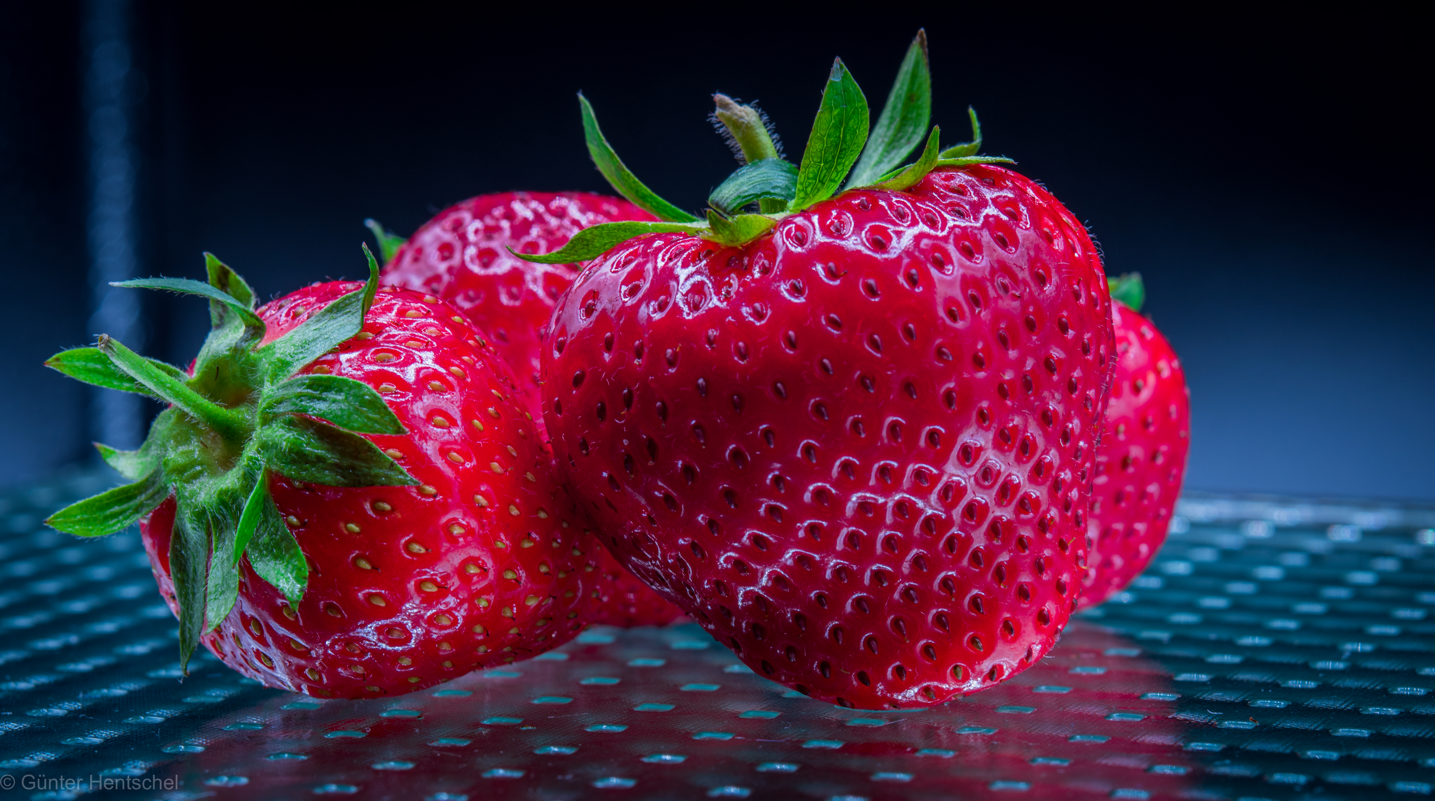 Strawberries Berries Ripe Red Macro