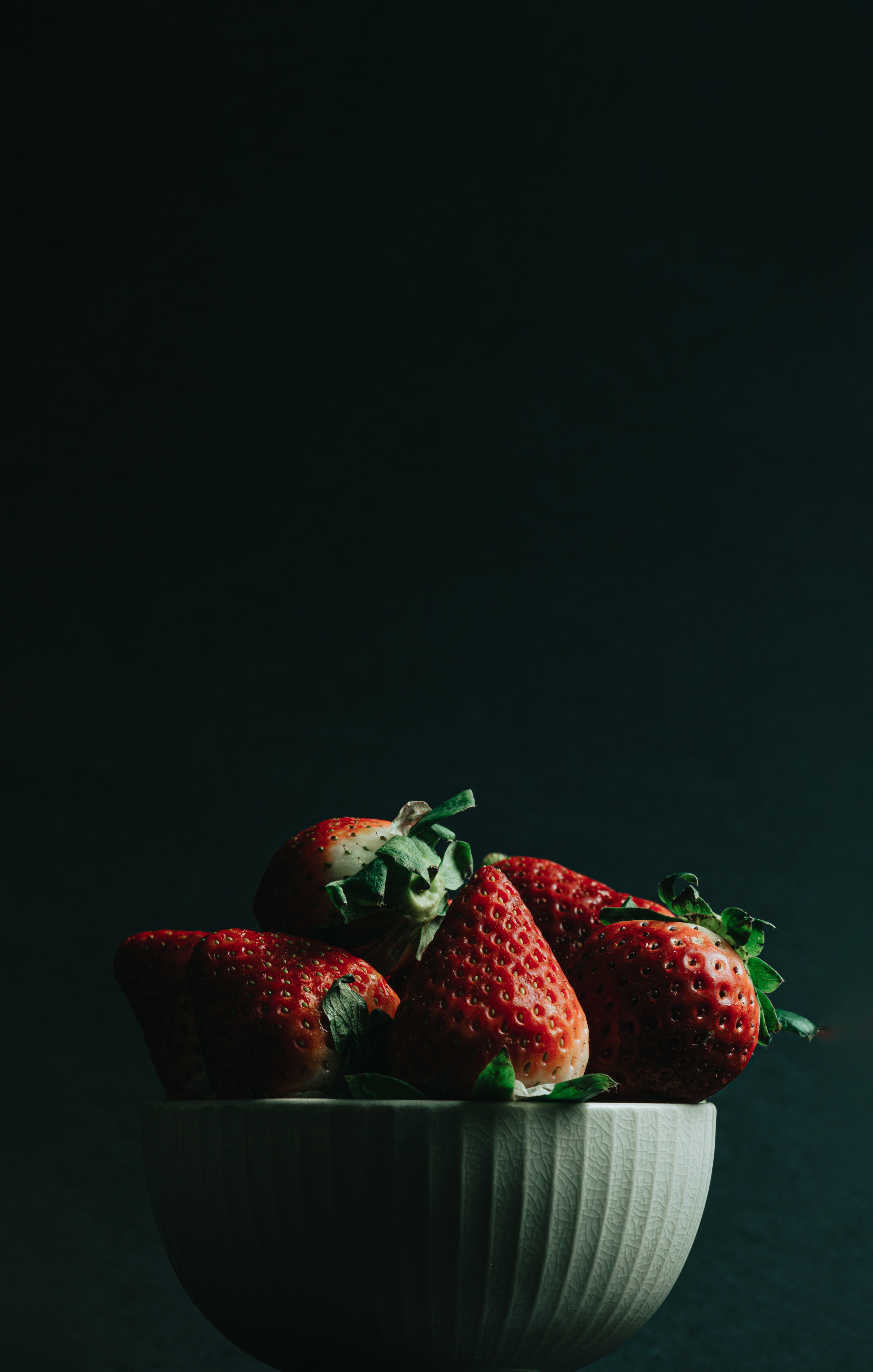 Strawberry Berries Ripe Red Bowl