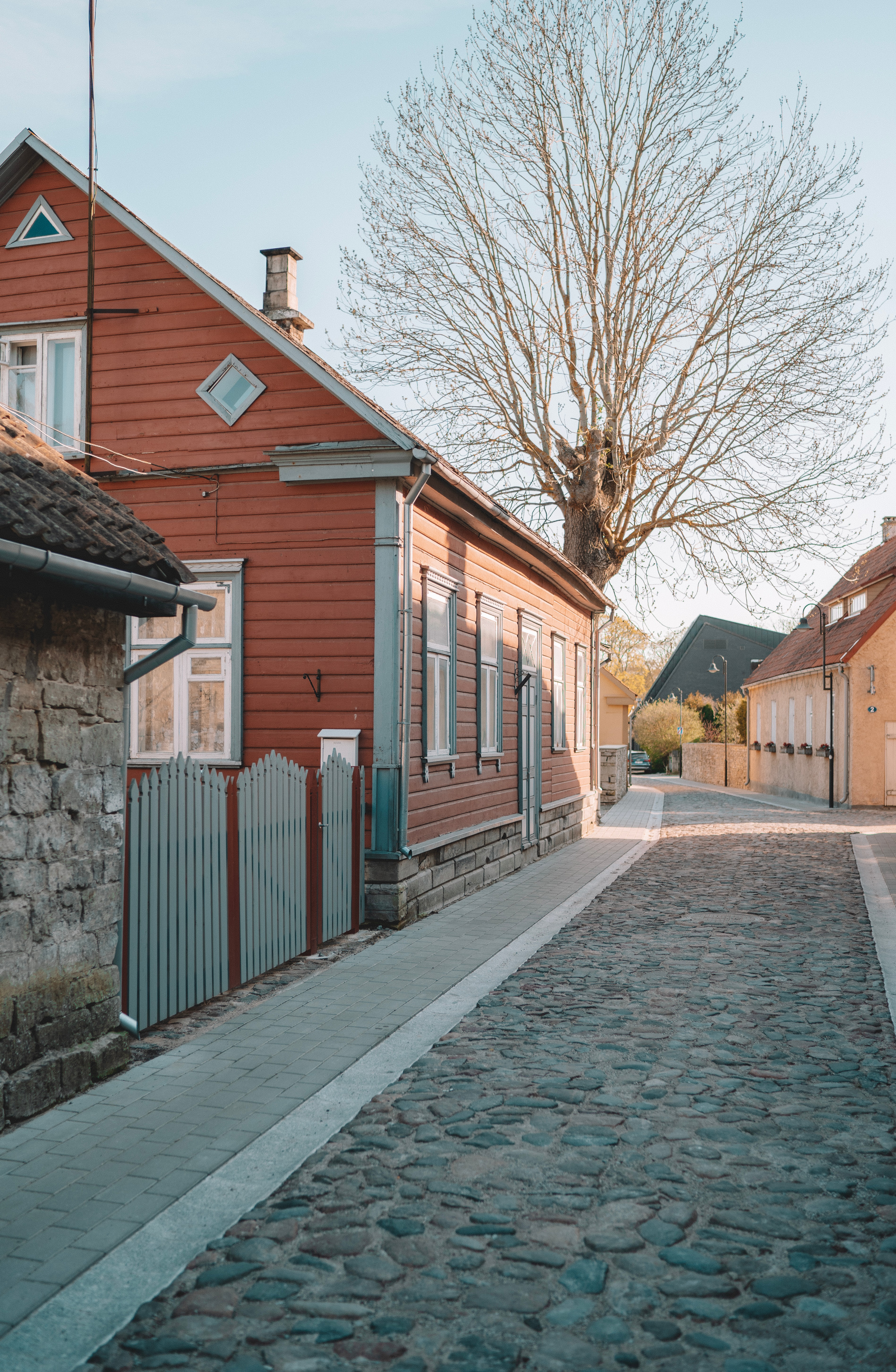 Street Houses Buildings Road