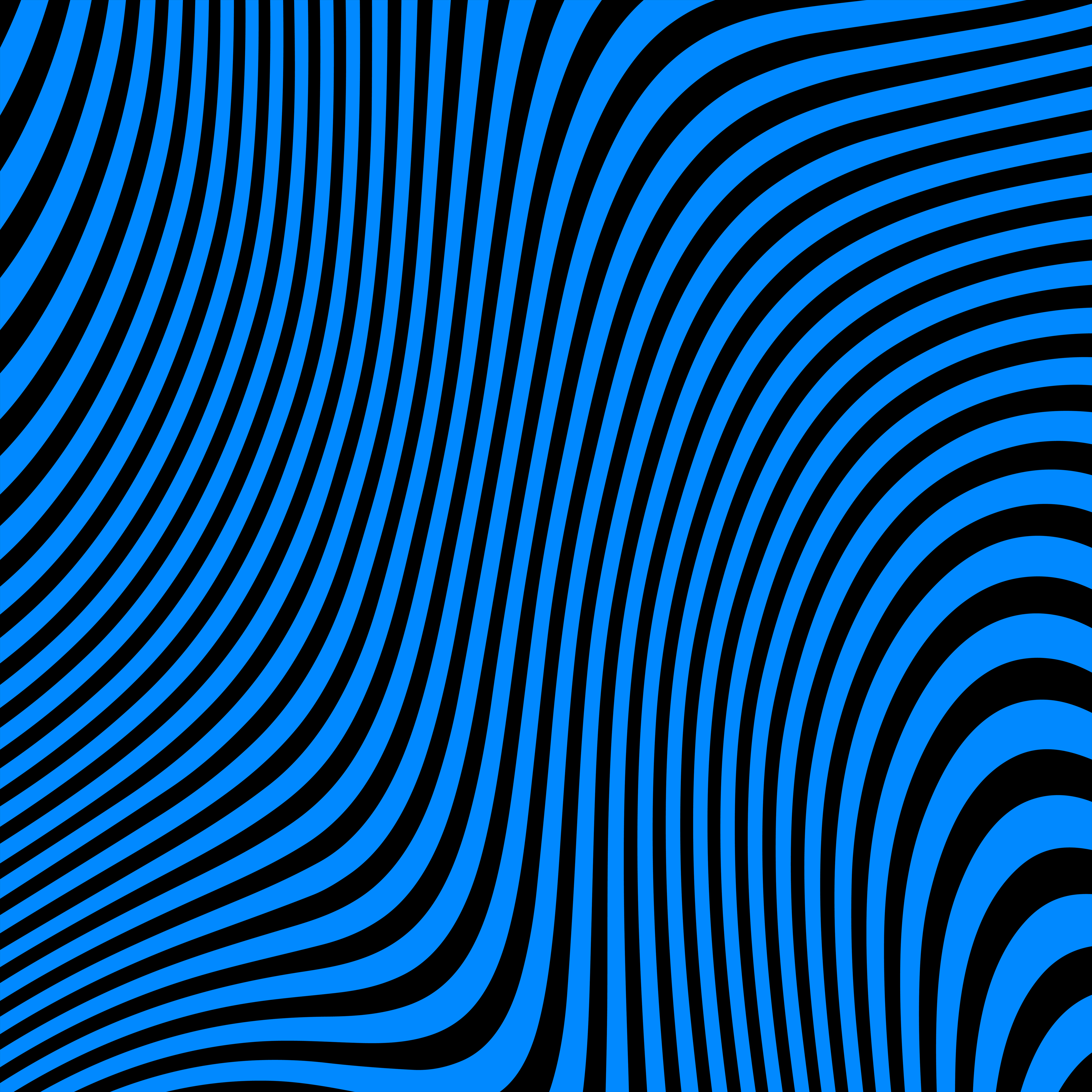 Stripes Lines Distortion Abstraction Blue
