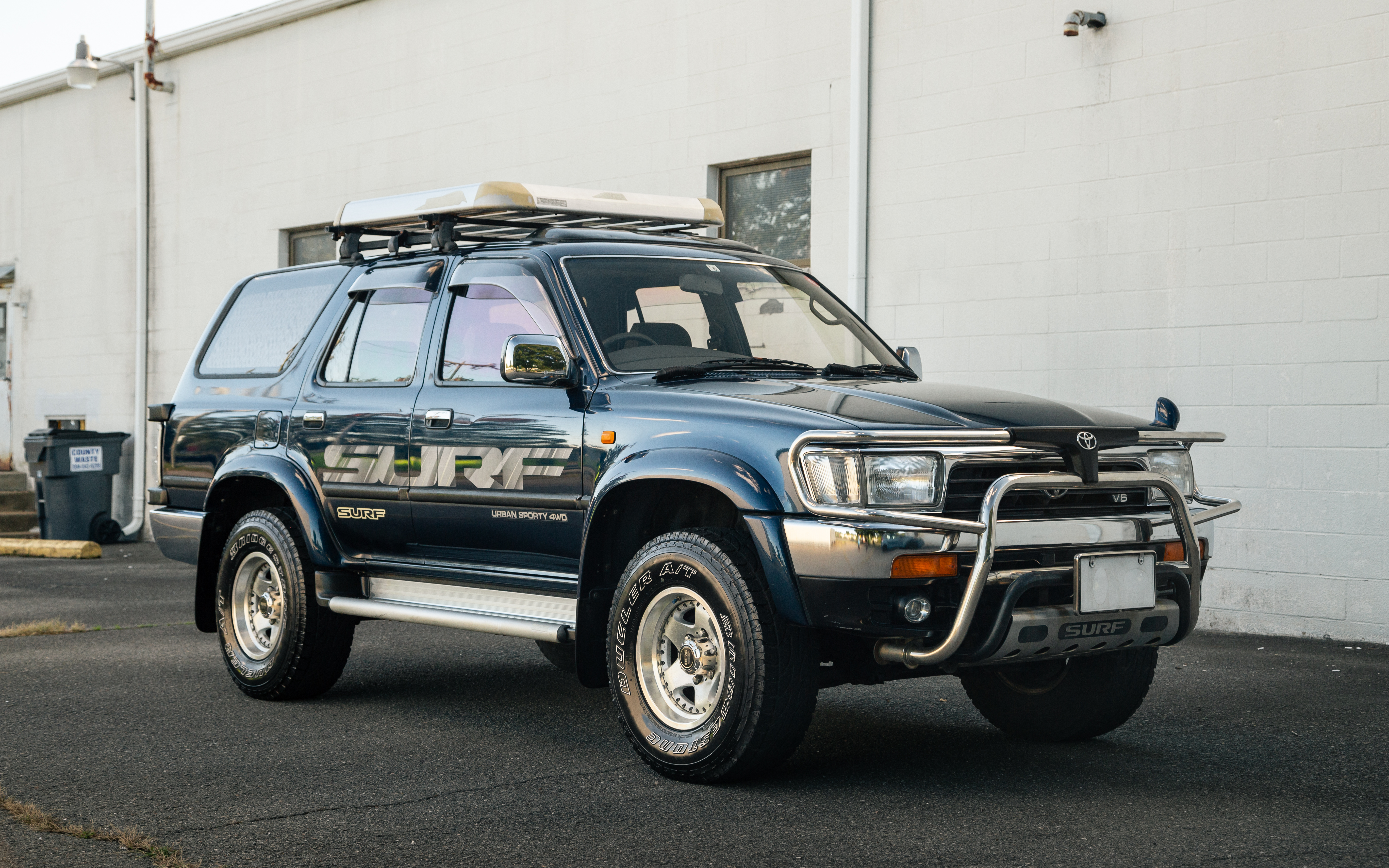 Toyota Car Suv Blue Parking