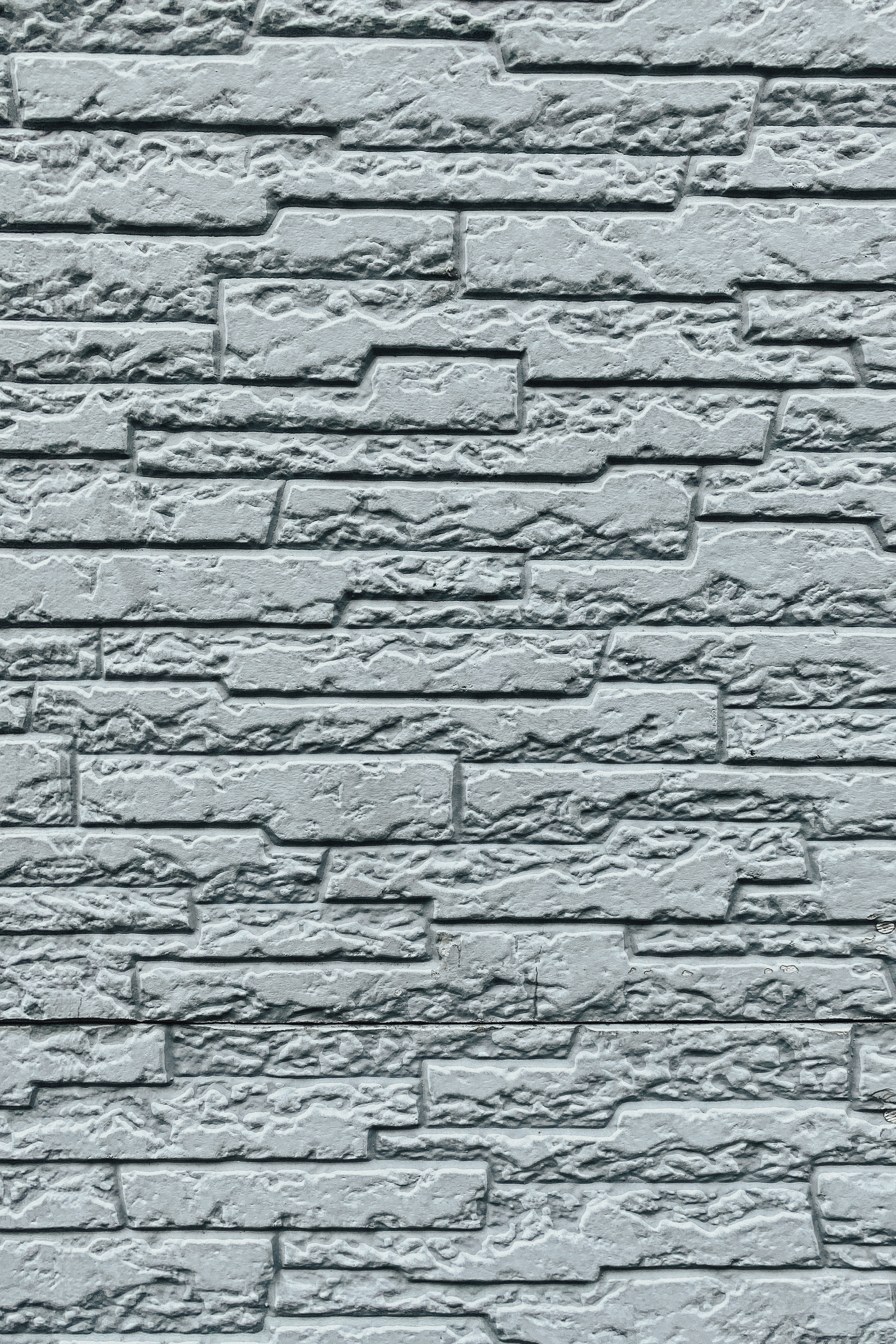 Wall Bricks Rough Texture Gray