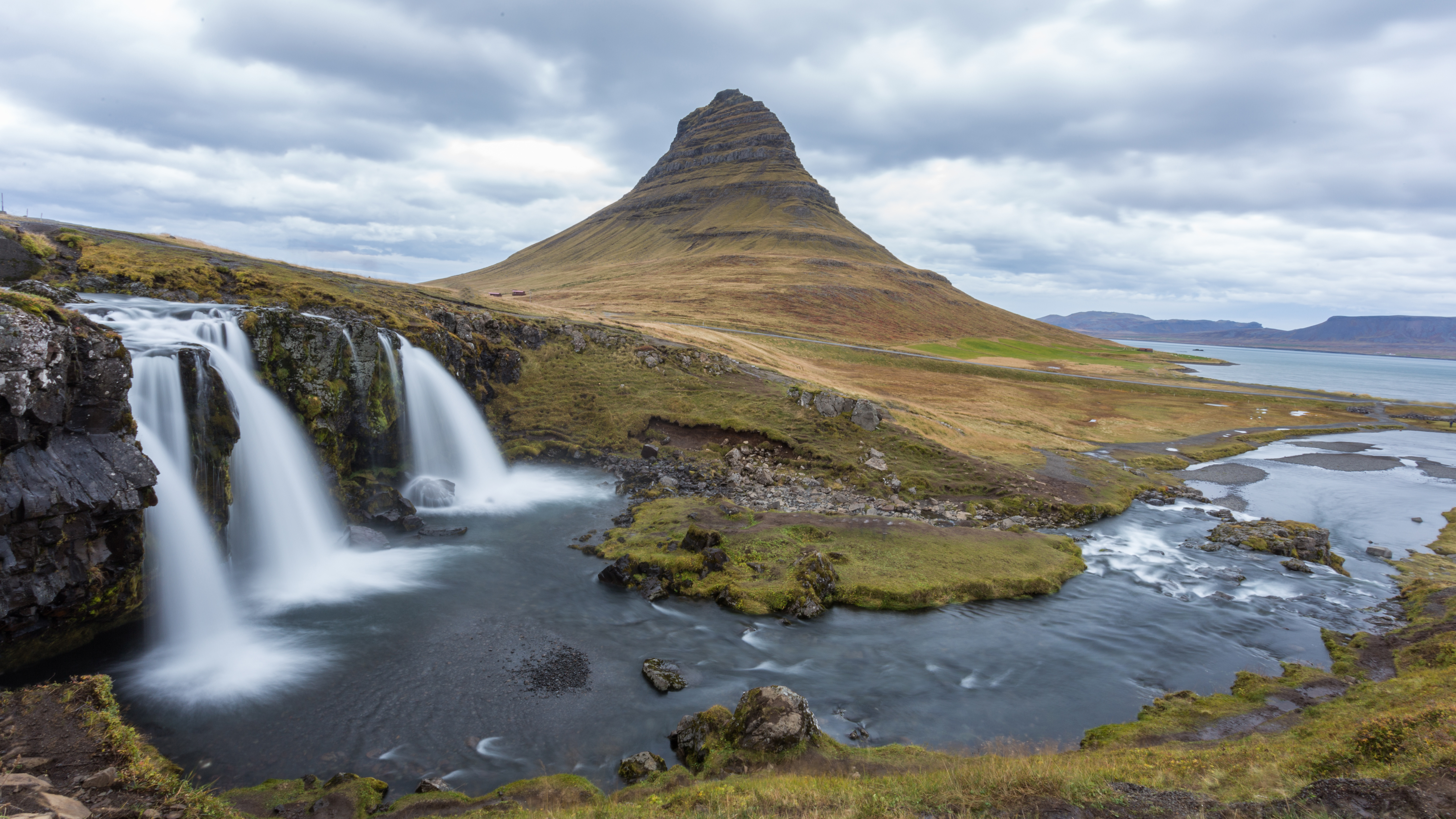 Waterfall Rocks River Landscape Nature