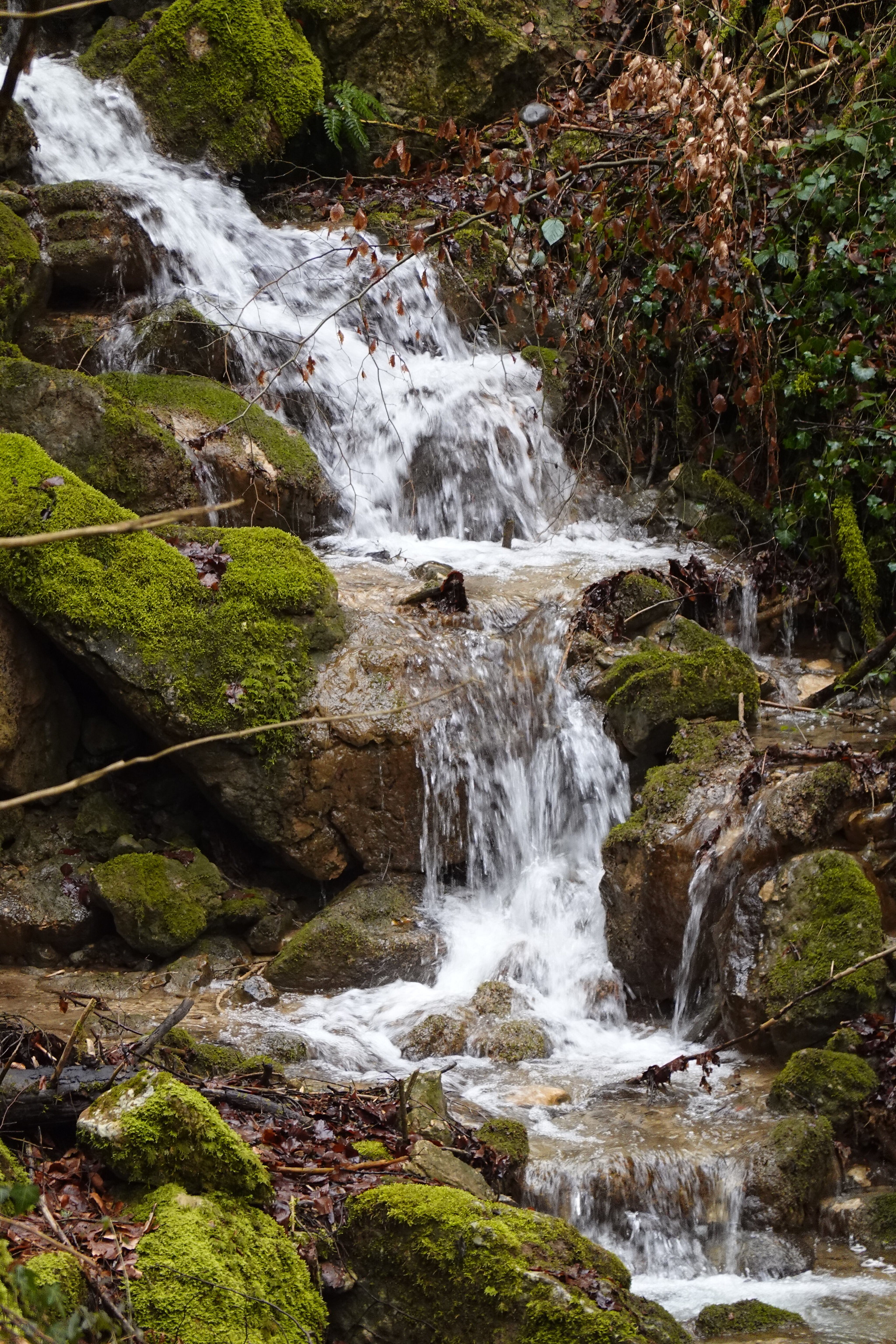 Waterfall Water Rocks Nature Landscape