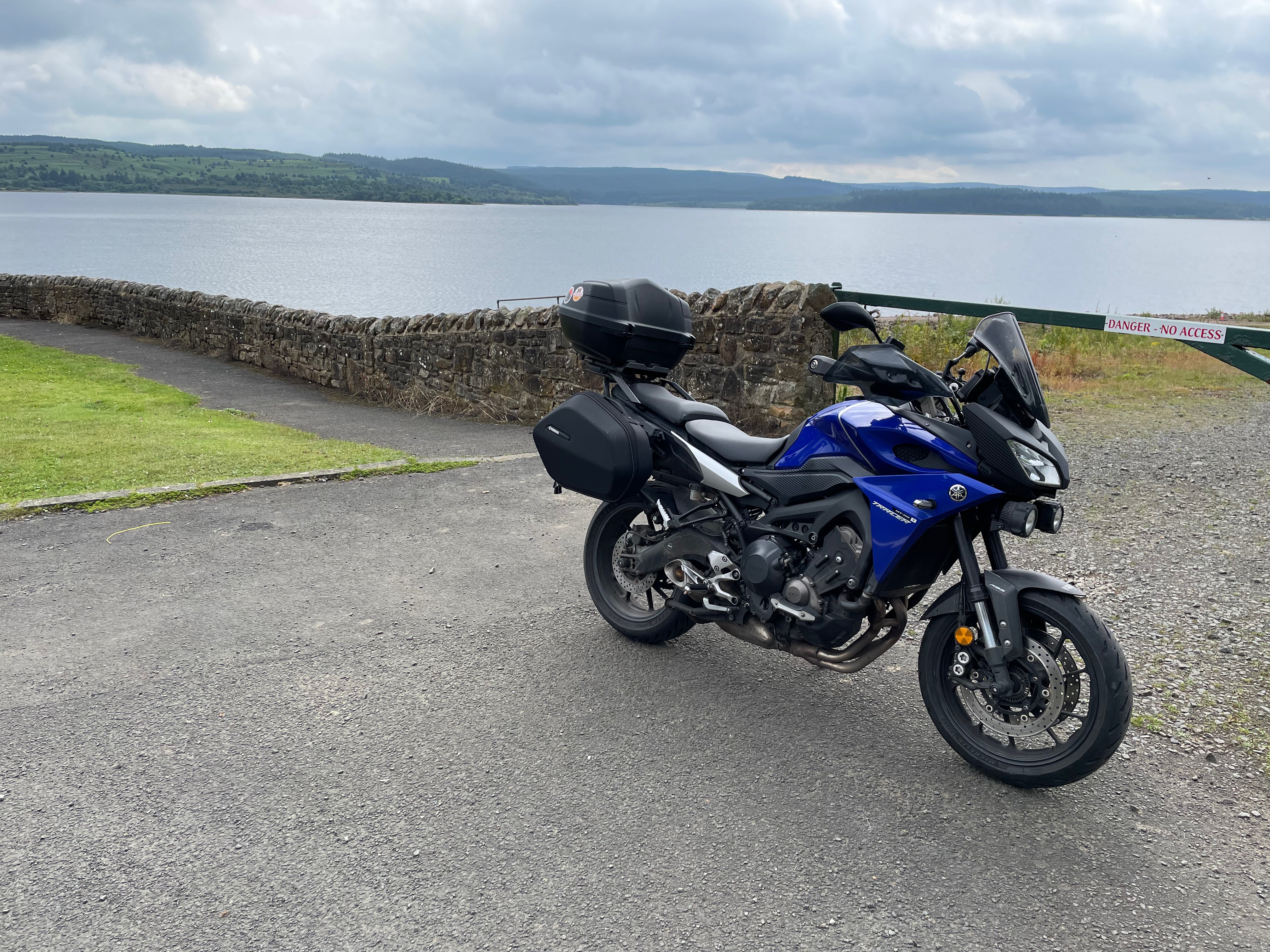 Yamaha Motorcycle Bike Blue Coast