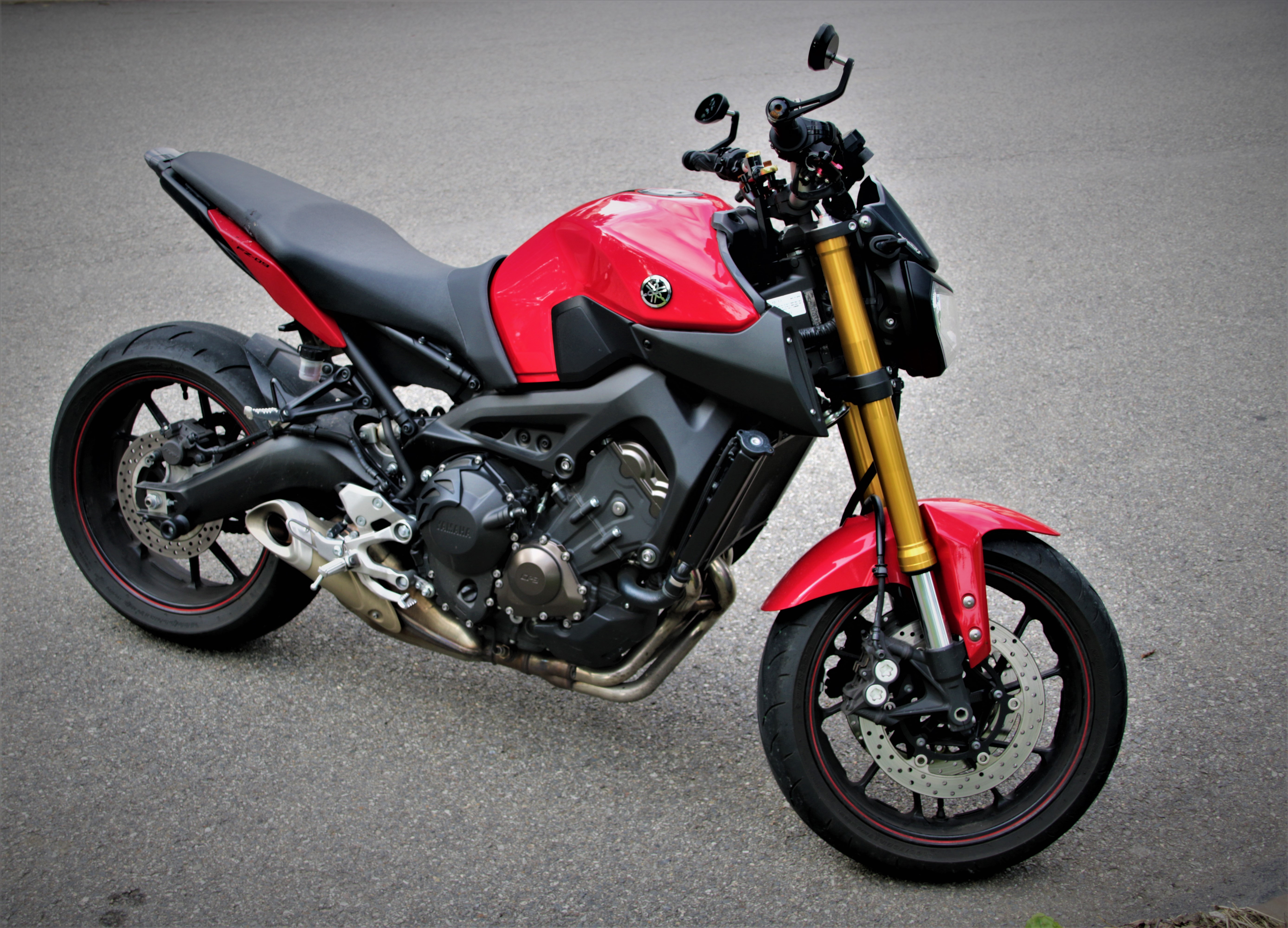 Yamaha Motorcycle Bike Red