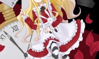 Alice-in-wonderland Chess Figures Anime Art-red