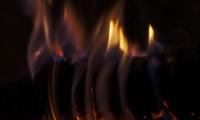 Bonfire Log Fire Flame Dark