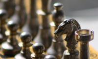 Chess Game Board Pieces Metal
