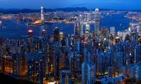City Buildings Metropolis Lights Aerial-view Twilight