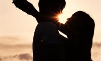 Couple Hugs Silhouettes Love Dark