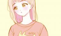 Girl Glance Sweater Anime Art Cartoon