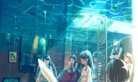 Girls Party Music Underwater Anime