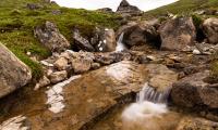 Hills Stones Stream Water Cascade Nature