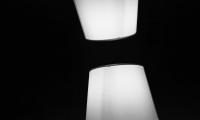 Lamp Light Reflection Black-and-white Black