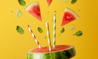 Watermelon Slices Fruit Juicy Bright