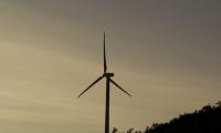 Wind-farm Turbine Silhouette Slope Twilight Dark