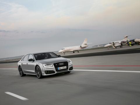 Audi-s8 Audi Car Gray Speed Road