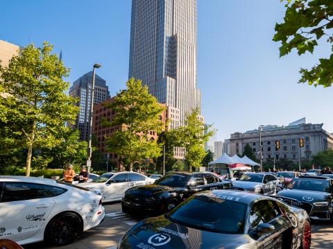 Audi Car Black Parking