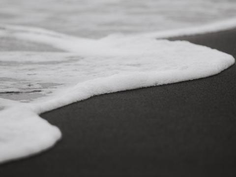 Beach Sand Sea Waves Water Foam