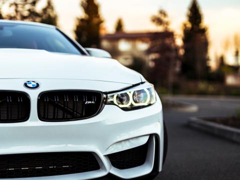 Bmw Car White Front-view