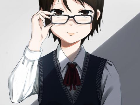 Boy Glasses Anime Art Cartoon