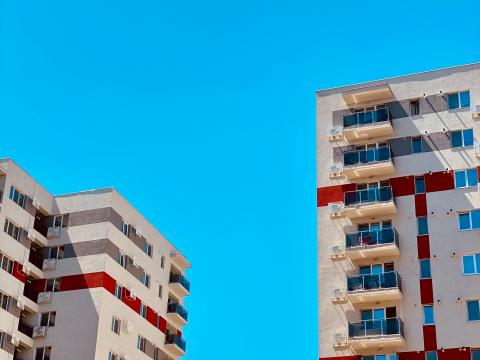 Buildings Architecture Minimalism Sky Blue