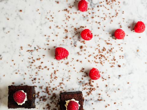 Cakes Dessert Raspberries Berries