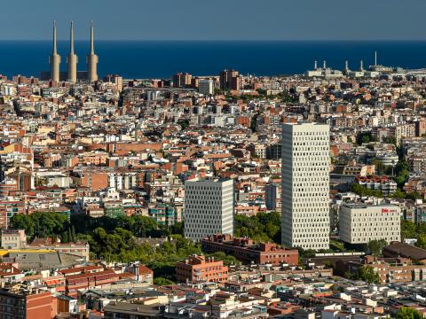 City Aerial-view Architecture Buildings Cityscape