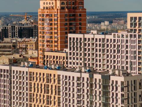 City Architecture Buildings Aerial-view