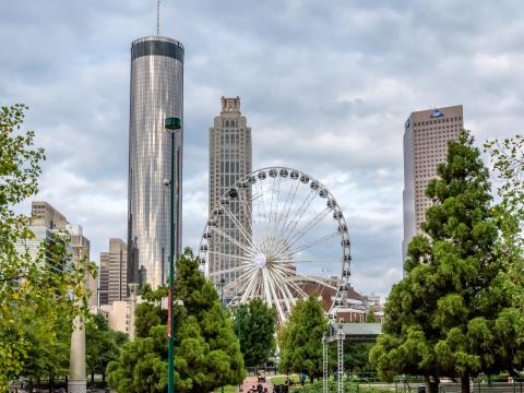 City Buildings Architecture Ferris-wheel Attraction