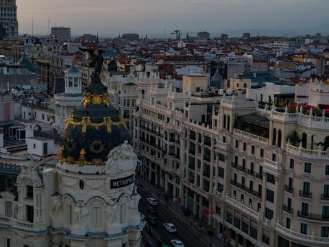 City Buildings Architecture Road Aerial-view