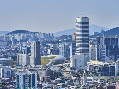 City Buildings Metropolis Cityscape Aerial-view