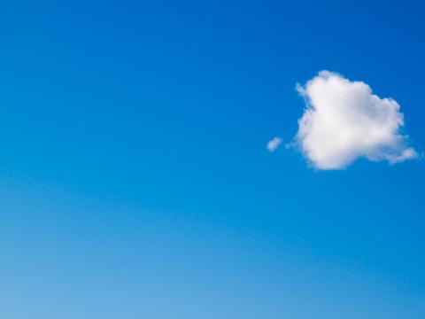 Cloud Sky Minimalism Blue