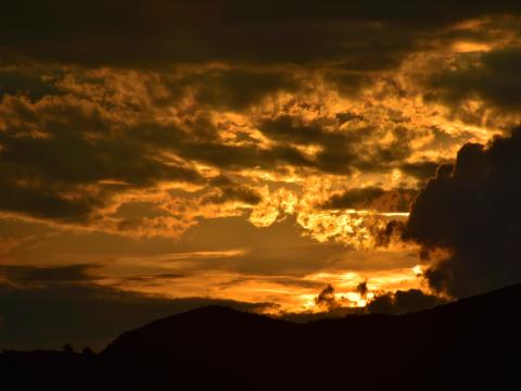 Clouds Sky Sunset Dark