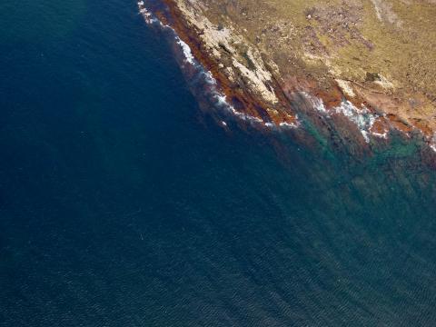 Coast Sea Water Aerial-view