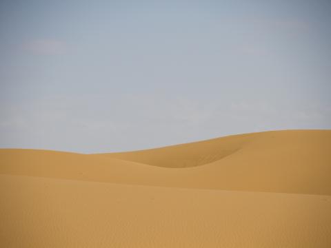 Desert Sand Hills Landscape