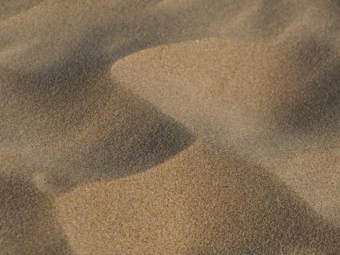 Desert Sand Waves Relief Brown Texture