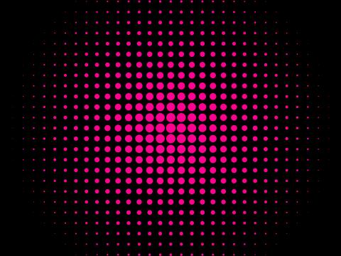 Dots Circles Abstraction Pink