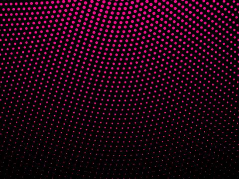 Dots Circles Pink Abstraction