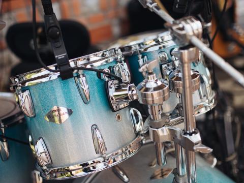 Drum-kit Drums Blue Music