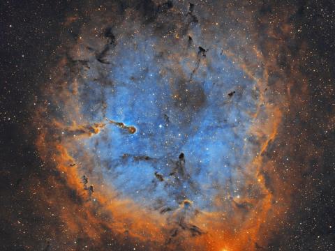 Elephant-trunk-nebula Nebula Glow Stars Space