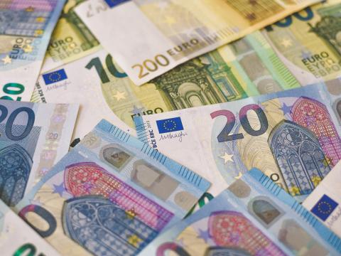 Euro Money Banknotes Bills Cash
